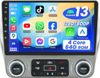 4Core + 64GB Car Radio for Chevrolet Chevy Camaro 2010-2015: 9 Inch 1280 * 800 HD IPS Touchscreen GPS Navigation FM 5G WiFi Wireless Carplay Andriod Auto SWC Backup Camera