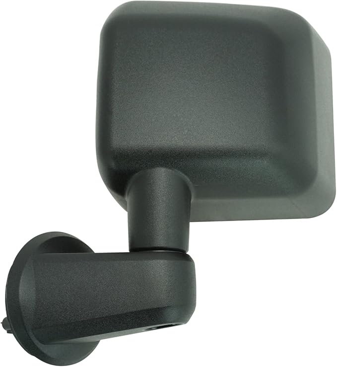 2 Piece Driver and Passenger Side Mirror Assembly Set Manual Adjustment Non-Heated No Memory Textured Compatible with 2007-2017 Jeep Wrangler 2018 Wrangler JK CH1320271 CH1321271