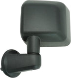 2 Piece Driver and Passenger Side Mirror Assembly Set Manual Adjustment Non-Heated No Memory Textured Compatible with 2007-2017 Jeep Wrangler 2018 Wrangler JK CH1320271 CH1321271