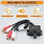 0 Gauge Amp Wiring Kit 3000W Complete Amplifier Installation Kit with Bass Control Knob for Car Audio Subwoofer System