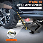 Scissor Jack 3 Ton, 4.1"-18.3" Lifting Car Jack, Heavy Duty Car Jack Kit, Portable Tire Changing kit with Lug Wrench, Tire Jack Tool for Car SUV MPV