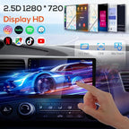 10.1" Double Din Car Stereo, Touchscreen Car Radio with Wireless Apple CarPlay & Android Auto, Bluetooth 4.1, HD Backup Camera, Mirror Link, GPS Navigation, WiFi, Voice Control, 2+64GB, FM/AM