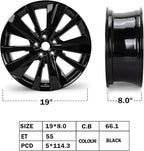 New 19" x 8'' Alloy Replacement Wheel Rim Compatible with Nissan Altima 2019-2022, Direct Fit, OEM Design Replacement Rim