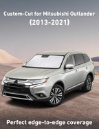 Windshield Sunshade Compatible for Mitsubishi Outlander (Not for Outlander Sport) 2013-2019 2020 2021, Sun Visor for Front Windshield & Window Sun Shade Cover, UV Protector, Car Accessories