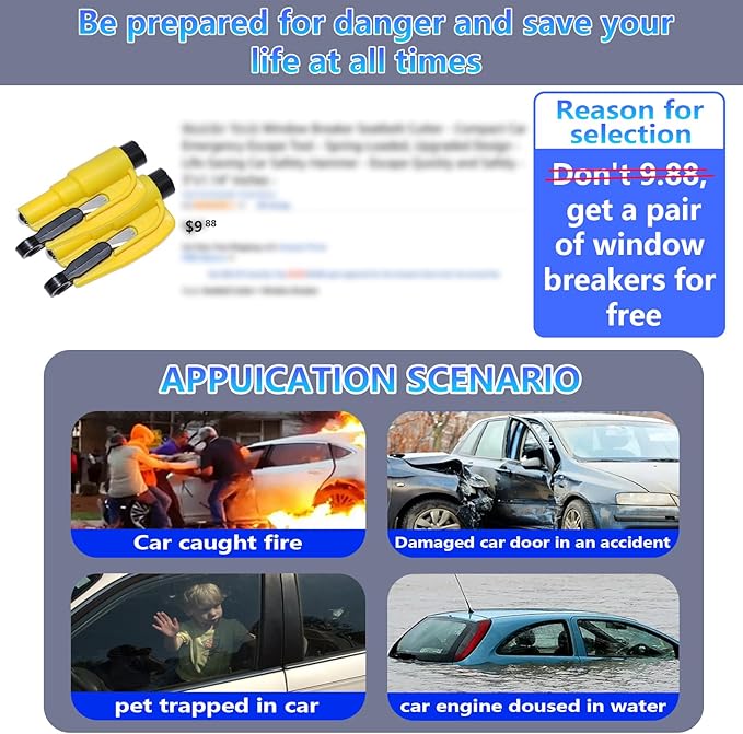 【Compatible with 2024 2025 2026 Chevy Trax/Malibu】 Seat Gap Filler.No Drop Seat Guard Compatible with Chevy Malibu,Drop Seat Guards for Cars(2Pcs),Emergency Keychain Car Escape Tool(2Pcs)