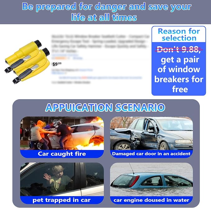 【Compatible with Mercedes-Benz GLE GLC】 Seat Gap Filler,No Drop Seat Guard Compatible with Mercedes-Benz GLE GLC,Drop Seat Guards for Cars(2Pcs),Emergency Keychain Car Escape Tool(2Pcs)