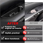 4PCS Door Side Storage Box for Lexus RX 350h 450h 500h 2023 2024 2025 Car Door Accessories, Front Rear Door Insert Organizer Tray Door Handle Storage (Black)
