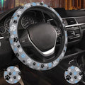 Paw Print Steering Wheel Cover Car Decor for Women
