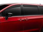 Custom Fit Side Window Deflectors for Chrysler Pacifica Hybrid, Pacifica, Voyager - (82840IMB), Matte Black