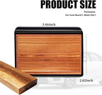 Wood Car Air Freshener,Magnetic Wood Car Fresheners Long Lasting for Absorbing Unpleasant Smells,Reusable Wooden Cars Freshener Cars Interior Accessories for Truck & SUVs (Teak)