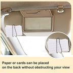 10 Pieces Auto Car Vehicle Sun Visor Clip Holder for Sunglasses Glasses Holder Hanger Eyeglasses Mount Ticket Card Clip Car Accessories(Assorted Color)