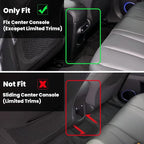 Floor Mats & Cargo Mat Fits for Hyundai Ioniq 5(Unmovable Console) 2024 2023 2022, All Weather TPE Custom Fit Full Set Accessories for Ioniq 5 2022-2024 Floor Liners & Trunk Liner, Black