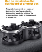 Car Cup Holder Expander with Adjustable Base Fits Mugs & Ashtray | Fit Bottle within 2.7”|With Expandable Base|2 in 1 Cup Holder Adapter| for Car with Expandable Insert