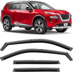 Voron Glass in-Channel Extra Durable Rain Guards for Nissan Rogue 2021-2026, Window Deflectors, Vent Window Visors, 4 Pieces - 200744