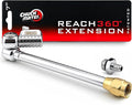 SKÖG Chuck Mates Reach360 Articulating 7-inch Extension for Tire Inflators | 1/4" F-NPT & Schrader Adapter | Dually Trucks RV Bicycle Car Semi