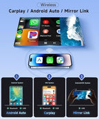 Android 14 Double Din Car Stereo Upgrade Radio for Passat Jetta Tiguan Beetle Golf MK6, 9" Touchscreen Carplay Android Auto GPS WiFi Bluetooth RDS DSP SWC Mirrorlink Mic Backup Camera