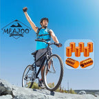 8PCS Tire Valve Stem Caps, Dust Proof, Anodized Aluminum Universal Tire Valve Stem Covers for Cars, SUV, Trucks, Bikes, Motorcycles, Bicycles(Orange)