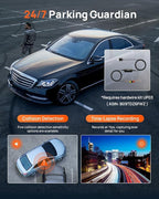 4K Dash Cam Front and Rear, Built in Wi-Fi 6 & GPS Car Camera, Super Night Vision, ADAS, 3'' IPS Screen, 24H Parking Mode, Time-Lapse, Loop Recording, with 128GB Card (A800SE)