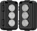 2Pack Magnetic Key Box, Hide A Key Holder, Under Car Magnetic Key Storage, Waterproof Hidden Key Box for Outside, Car Key Hider Magnet for Vehicles Travel (MM1-2, Regular)