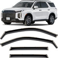 in-Channel Incredibly Durable Rain Guards for Hyundai Palisade 2020-2025, Original Window Deflectors, Vent Window Visors, Vent Deflector, 4 pcs. - 621314