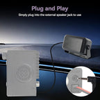 MB1 CB Radio kit, with Retractable Microphone Holder, Magnetic Antenna, External Speakers, Cigarette Lighter Plug, Long Range CB Radio for Truck