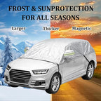 Car Windshield Snow Cover, 7-Layer Thickened Windproof Waterproof Windscreen Snow LCE Frost Protection, Automotive Exterior Windshield Ice Cover, Universal for Vehicles (39 × 33.9'')