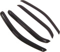 WD2-362 Dark Smoke 4 Pcs Set Window Visor (Outside Mount) Deflector Rain Guard Compatible with 2005-2016 Nissan Xterra