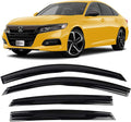 Tape-On Side Window Visors rain Guards Vent Deflectors for Honda Accord 2018 2019 2020 2021 2022
