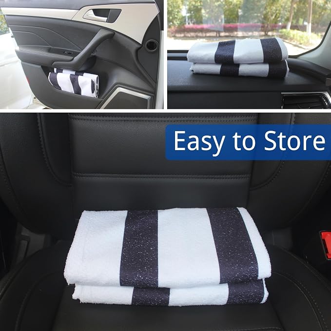 Waterproof Car Seat Cover for Front Seats, Protector for Cars SUVs Trucks, Sweat Towel Seat Covers Bucket for Gym,Workout,Beach,Hiking,Running (American Flag Black, 1PC)