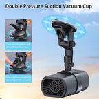 2026 New Upgrade Car Heater for Vehicle, 12V 150W Portable Car Heater, 2 in 1 Windshield Defogger and Defroster with Sucker and Holder,Plugs Into Cigarette Lighter (Black) (Black)