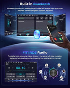 4+64G Android 15 Radio for Honda Insight 2009-2014 Wireless CarPlay Android Auto Car Stereo 5G WiFi GPS AHD Backup Camera Bluetooth 5.0 FM RDS DSP