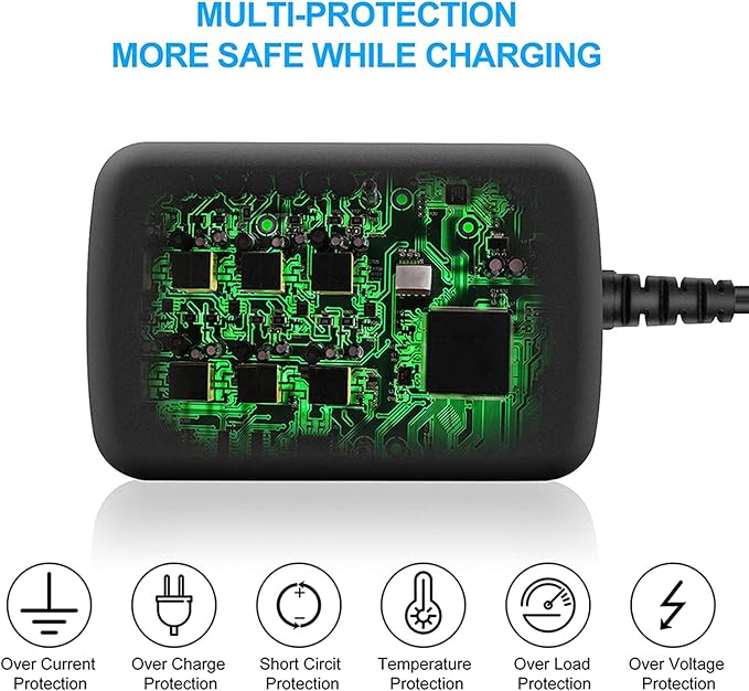 BestCH 12V AC Adapter for DVE DVS-120A13FJP DVS-120A13FUS DVS-120A13 FJP FUS Tranquil Ease Mobile Heated Seat Cushion Item#: 1320-TE 12VDC 1.3A - 2A Switching Power Supply Charger