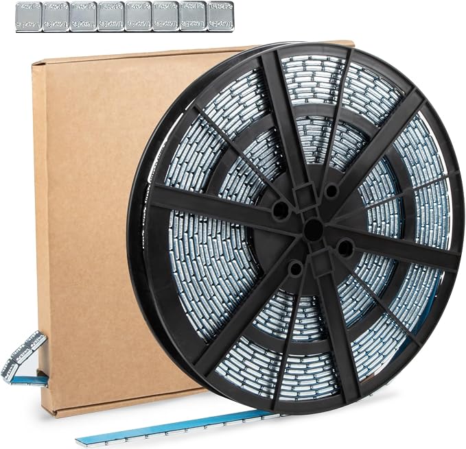 Upgraded Wheel Weights 1/4oz, 5kg / 11 lb/Roll,715pcs Adhesive Stick on Wheel Weights, Perfect for Cars/Trucks/SUVs/Motorcycles