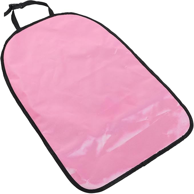 Car Kick Mats Back Seat Protector for Seat Kick Mats Automotive Interior Protectors Pink Faux Leather Dirt and Mud Resistant