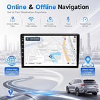 8Core Car Radio for Dodge Ram 1500 2500 3500 2002-2005: 9-Inch 1280 * 720 IPS Touchscreen Stereo Upgrade Wireless Carplay Android Auto Bluetooth GPS 5G WiFi 1080P Rearview Camera FM SWC
