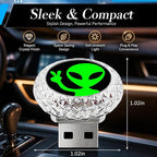 Bow USB LED Car Portable Interior Multi-Color Atmosphere Lamp | Portable Mini LED Night Light Auto Ambient Lighting, Universal Vehicle Bedroom Decor Car Accessories Bow Gifts for Women Men