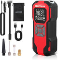 Tire Inflator Portable Air Compressor, Cordless Mini Air Pump for Car Tires with Digital Tire Pressure Gauge, 6000mAh Battery Powered Air Pump, Max Pressure 150 PSI, 12V DC Corded