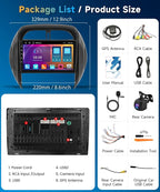 5G WiFi Car Radio for Toyota RAV4 2003-2005 with Wireless Carplay/Android Auto,Android Car Stereo 9 Inch Touch Screen GPS DSP Bluetooth FM/RDS Mirror Link SWC Backup Camera 2+64G