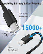Car Carplay Cable for iPhone 17/17 Pro/Air/17e/16/15 Pro Max/Plus Cable, 2Pack USB A to USB C for CarPlay USBC Cord, iPad, Galaxy, Pixel, Android Accessories Charging Wire Type-C Car Charger Cord 3FT