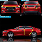 16.4 Ft(5M) Car Door Edge Guards U Shape Edge Trim Rubber Seal Protector Car Door Protector Car Protection Door Edge Anti-Collision Rubber Clips Fit for Most Car