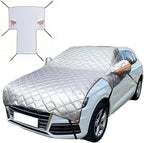 Windshield Cover for Ice and Snow, Windshield Snow Cover, Car Windshield Cover, 600D Waterproof Heavy Duty Universal for Most Cars SUVs Vans Truck (90 x 98 Inch)