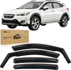 Vent Window Visors for Crosstrek 2018-2023 Impreza Hatchback 2017 2018 2019 2020 2021 2022 2023, in-Channel Rain Guards, Original Window Deflectors-4PCS