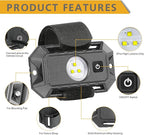 UTV LED Dome Light 12V with Switch, Universal Roll Bar Mount LED White Lights Interior Dome Light for UTV ATV Polaris RZR Can Am Car Golf Cart