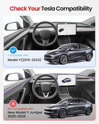Tesla Model Y Accessories - Mud Flaps [Protect Paint, No Drilling Required] All-Weather Splash Guard Body Kits for Model Y 2019-2024, Black (Set of 4)