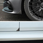 4 Pcs Car Door Edge Guards Door Anti-Collision Strip Anti-Rub Trim Carbon Fiber Texture Accessories Door Corner Bumper Protector Anti-Scratch Universal for All Cars SUV (V-Carbon Fiber Black)