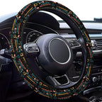 Dungeon Daddy Steering Wheel Cover, Non Slip Polyester Car Wheel Protector for Car SUV Truck, Universal 15 Inch