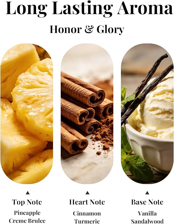 Car Air Fresheners (Honor & Glory), 2 Packs Hanging Car Fragrance Diffuser | Auto Odor Eliminator, Opulent & Inviting Scent