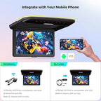 10.2 Inch Car Overhead Player 1280 * 720 IPS Screen Car Roof Mounted Flip Down Car TV Support HDMI, USB, AV Input (No DVD Drive)