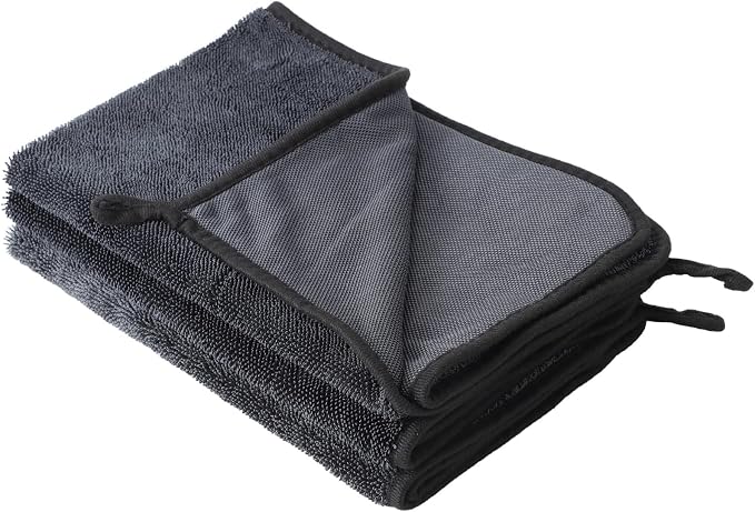 Shiny Wipes Shower Cleaning Cloth - 3 Pack 24 x 36 inch Ultra Absorbent Car Drying Towel, Shiny Wipes Drying Towel Microfiber Cleaning Cloth for Car, Bath & Househood