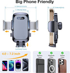 Phone Holders for Your Car Phone Holder Mount【Super Suction】Cell Phone Holder for Car Accessories for Women Men【360° Adjustable】Suction Phone Mount for Car, Shower, Mirror, Window for iPhone Samsung
